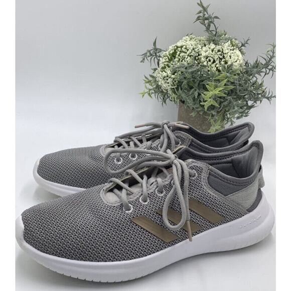 Adidas Cloudfoam QT FLEX Running Shoes Gray White Women's size 8.5 DA9835 - Picture 4 of 11
